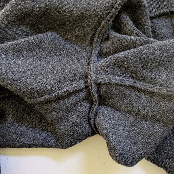 St. John Collection By Marie Gray Dark Grey Sz 2 Knit Pull-On Straight Leg Pant - Picture 7 of 15